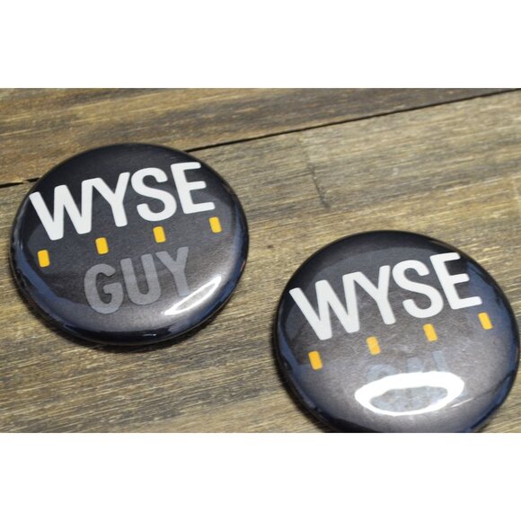WYSE Guy Gal Pin Lot Employee Cloud Computing Tech Convention Promo 1980's - Picture 2 of 6